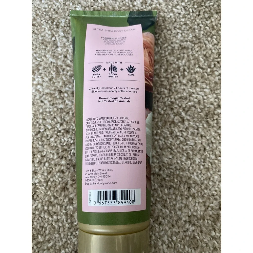 Bath And Body Works‎ Rose Ultra Shea Body Cream 8 Oz